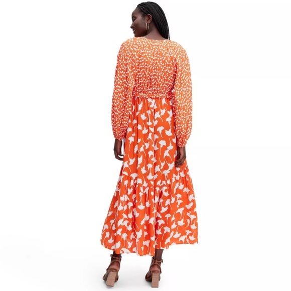 DVF for Target V-Neck Ginkgo Cherry Tomato
Maxi Dress - NWT - Picture 2 of 4